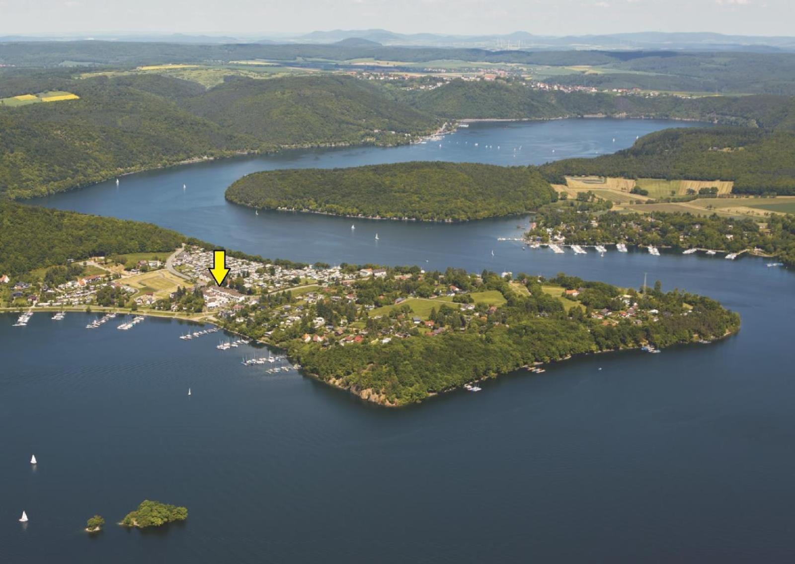 Helle 93M2 Fewo Mit 2 Schlafzimmern Am Edersee Scheid  Eksteriør bilde
